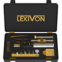LEXIVON Kit multiproposito soldador de butano 7 puntas Pro Grade 125 vatios (LX-770)